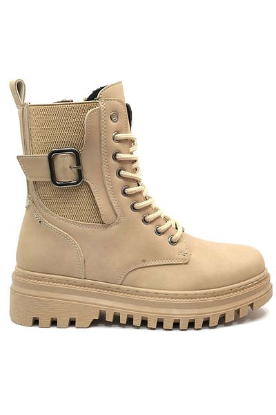 Kids Club Shoes Mehtap Διακοσμητικό κούμπωμα Λεπτομερές αντιολισθητικό πάτο Γυναικείες μπότες Παξιμάδι