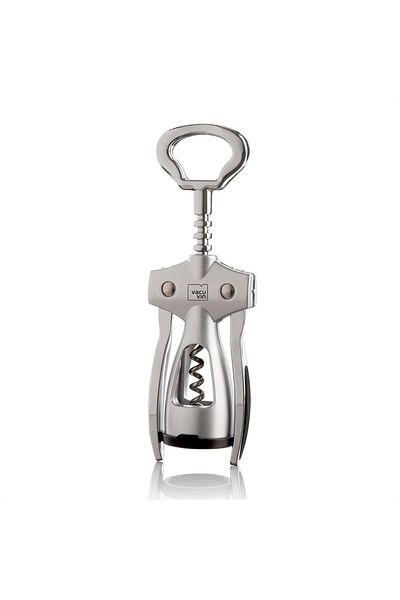 Vacu Vin Silver Colored Winged Corkscrew