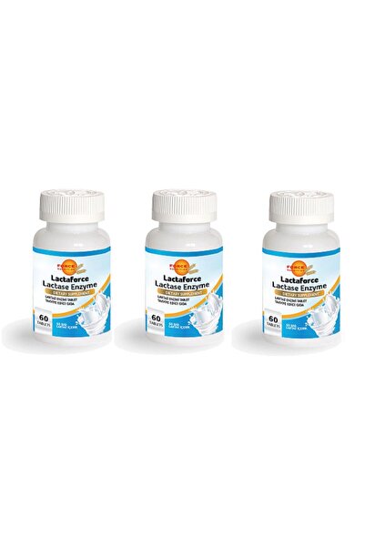 Force Nutrition لاكتافورس لاكتاز إنزيم 60 قرص| 3 علب