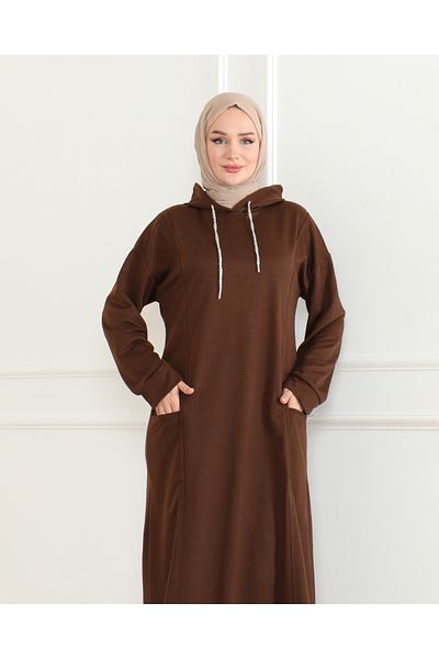 MSK Fashion Rochie cu glugă din două fire