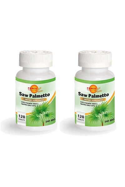 Force Nutrition Saw Palmetto 120 Tablet (Dwarf Palm) 2 Boxes