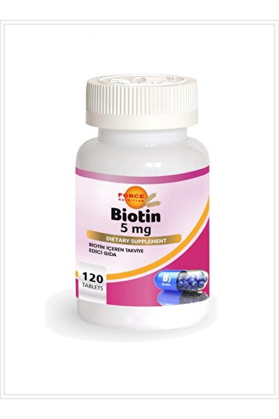 Meka Nutrition بيوتين فورس نيوترشن - 5 ملجم 120 قرص