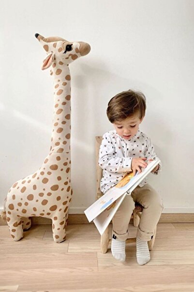 Genel Markalar Zürafa Uyku Oyun Arkadaşım Yumoş Büyük Boy 100 Cm Dekoratif Yastık Uyku Ve Oyun Arkadaşım Büyük B