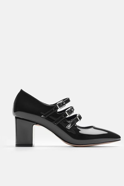 Jorbinol Vinta Three-Stripe Vingate Look Women's Heeled Shoes