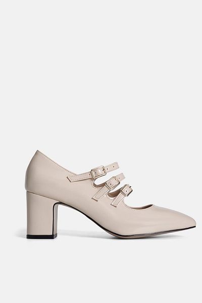 Jorbinol Pantofi cu toc pentru femei Vinta cu trei dungi Vingate Look