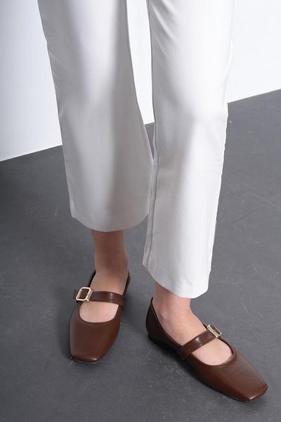 Jorbinol Balerini de damă Lita Soft Leather Flat