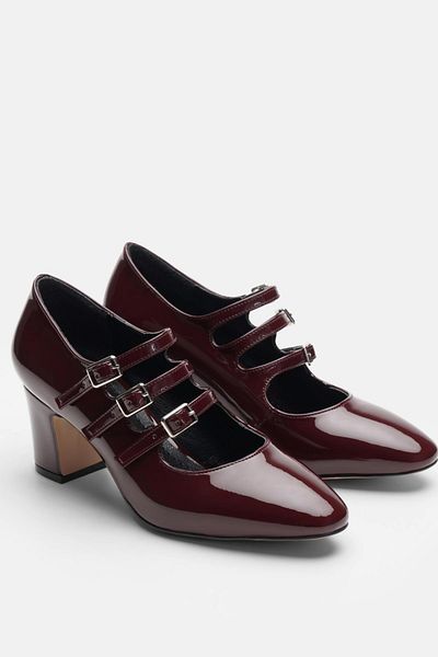 Jorbinol Pantofi cu toc pentru femei Vinta cu trei dungi Vingate Look