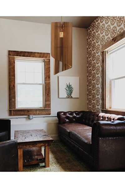 hü ma tasarım ve aksesuar Decart Edison Ofis Salon Cafe Aydınlatma Tasarım Doğal Ahşap Mdf 3d Lazer Kesim Rustik Salon Avize