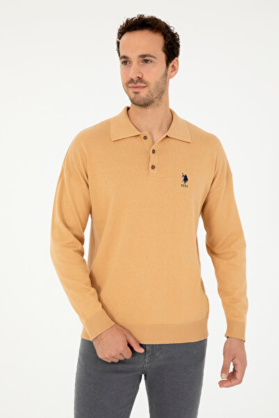 U.S. Polo Assn. Erkek Camel Basic Kazak 50293506-VR015
