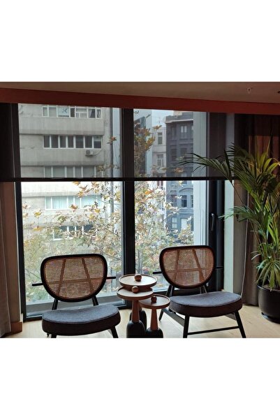 Özel Jaluzi Siyah Sun Screen Stor Perde 1. Kalite Sun Screen Perde