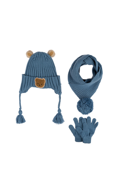 Kitti Kit 1-3 Years Old Baby Boy & Child Little Teddy Model- Inner Fleece Sca...