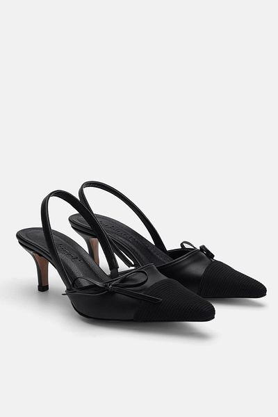 Jorbinol Tenna - Bow Detailed Open Back Heel Shoes