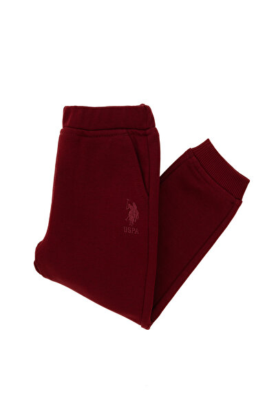 U.S. Polo Assn. بنطلون رياضي للأولاد باللون الأحمر الداكن 50295888-VR014