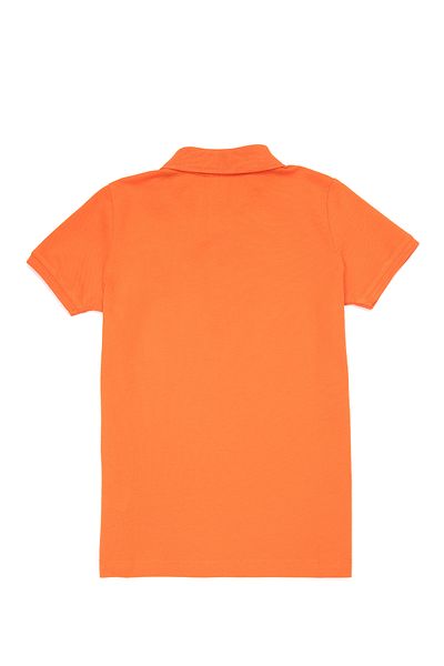 U.S. Polo Assn. Tricou de bază portocaliu cu gât polo pentru băiat 50249283 -VR051