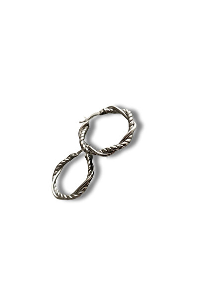 BerCio Store Klips Halka Burgu Büyük Boy Küpe 30 Mm