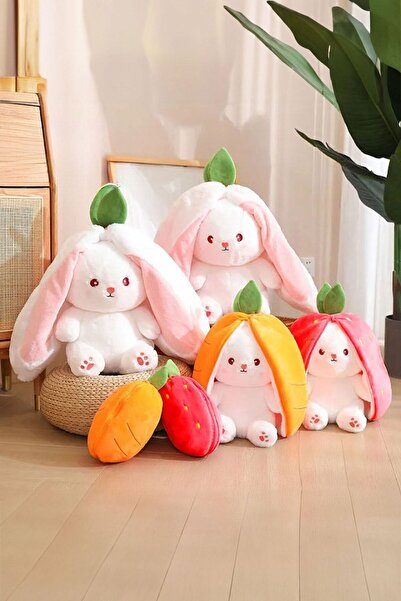 Genel Markalar Çilek Tavşan2.kalite Çantalı 25 cm