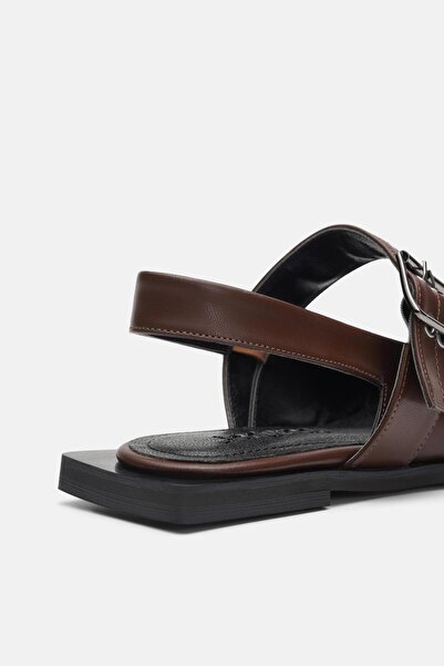 Jorbinol Sebi Square Toe Open Back Women's Ballerinas