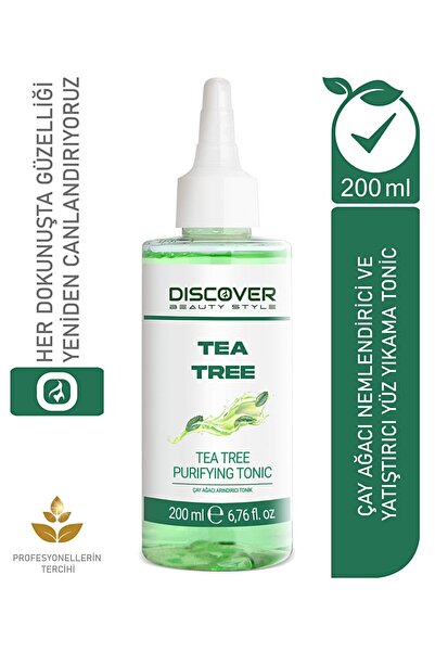 Discover Beauty Style Çay Ağacı Aknekarşıtı Nemlendirici Ve Yatıştırıcı Arındırıcı Tonik 200 ml