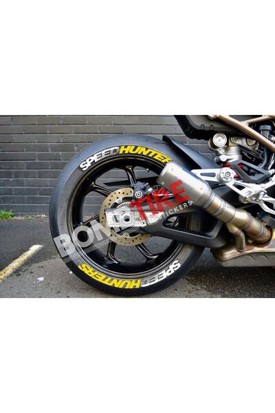 Elioure ملصق إطارات مزدوج الألوان من Speedhuters - ملصق تلقائي/محرك 2.5 سم 4 قطع