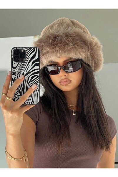 Goldmine Pălărie de pluș cu blană