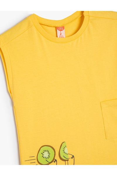 Koton Atlet Kolsuz Tek Cep Detaylı Pamuklu