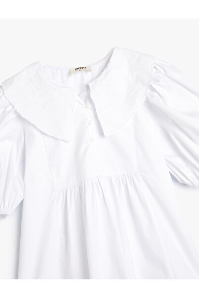 Koton Rochie Bebeluş Guler Balon mânecă Bumbac