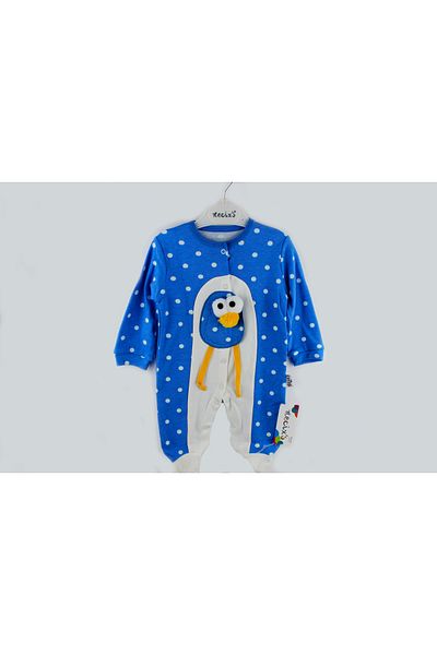 Necix's Polka Dot Crow Men's Figured Jumpsuit