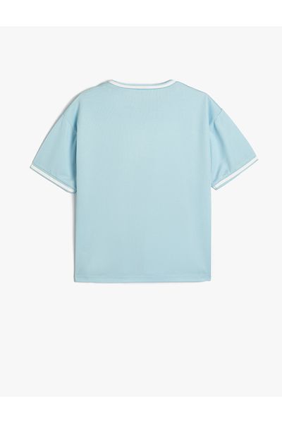 Koton Tricou supradimensionat cu imprimeu Argentina - mânecă scurtă, gât crew