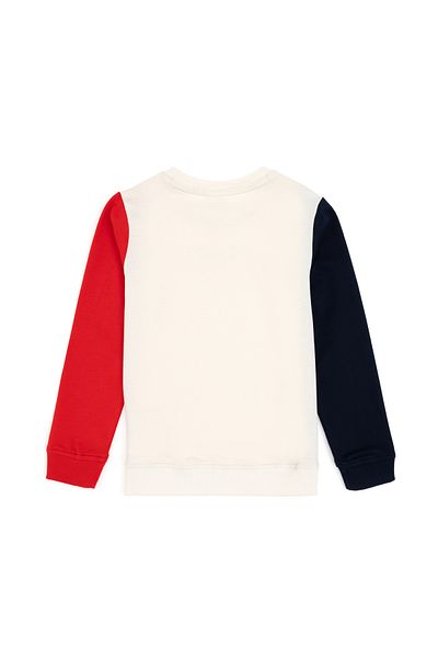 U.S. Polo Assn. Boy's Cream Crew Neck Sweatshirt 50293646 -Vr071