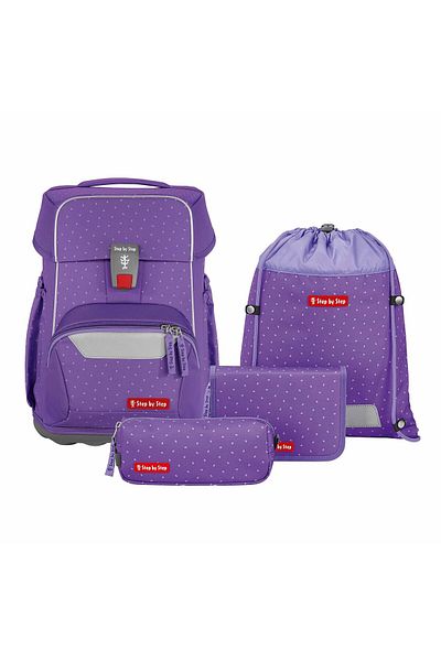 Step By Step Basis School Bag Set 4-piece