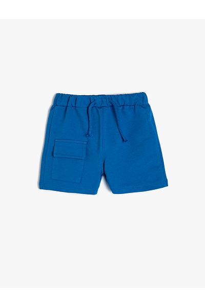 Koton Shorts Tie Waist Capped Pocket Detailed Cotton