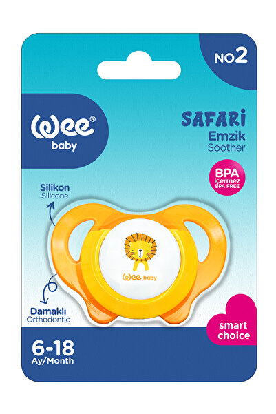 Wee Baby Safari Emzik No:2 Turuncu