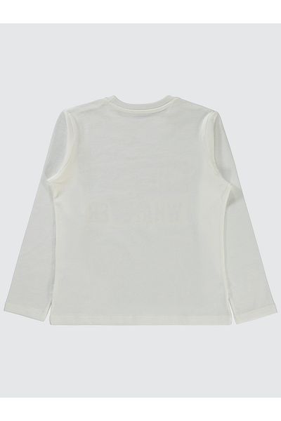 Civil Boys 6-9 Years Old Boy Ecru Sweatshirt