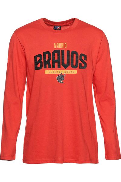 DEF DefShop x Europäische Fußballliga Madrid Bravos 1 Langarmshirt