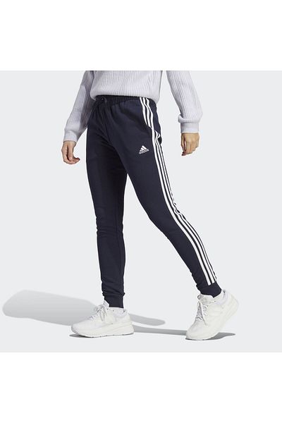adidas Spodnie dresowe Essentials 3-Stripes French Terry z mankietami