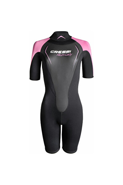 Cressi Altum Lady Shorty Yüzme Elbisesi Black - Pınk 3mm - L