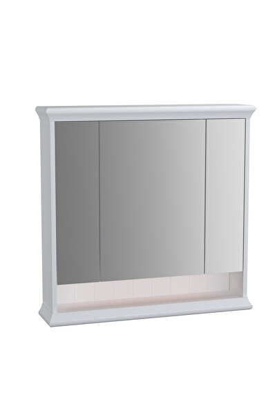 VitrA Valarte 62231 Aydınlatmalı Dolaplı Ayna, 80 cm, Mat Beyaz