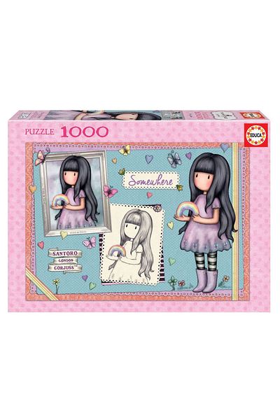 EDUCA Puzzle 1000 Pieces Somewhere Santoro Gorjus 18495