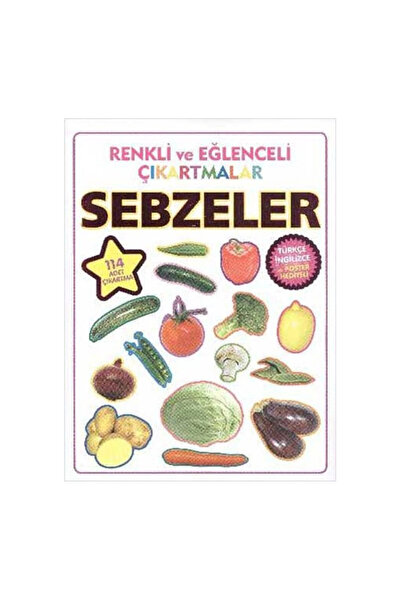 Parıltı Yayınları ملصقات ملونة وممتعة: الخضروات