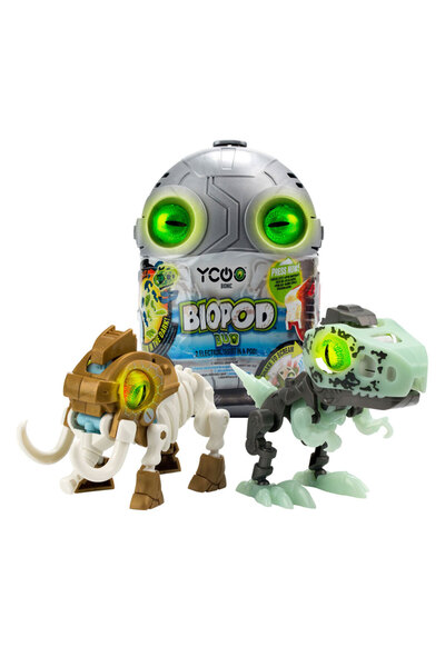 Silverlit Sıl/88082 Biopod Ikili Dinozor Robot 8li Display Asorti