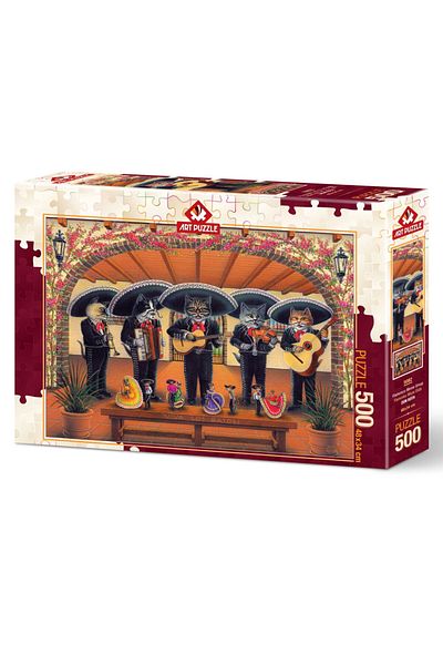 Art Puzzle 5082 Model Flamenco Meow Team - 500 Pieces