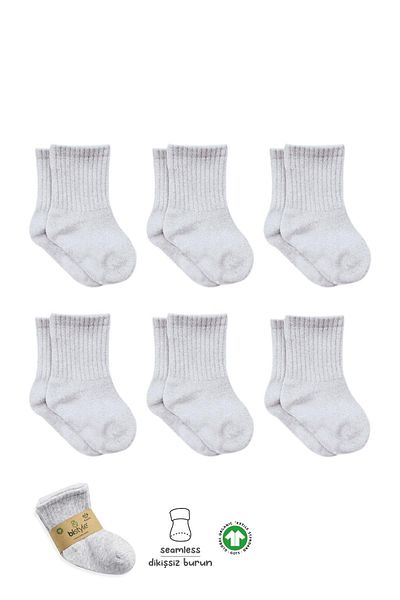 Bistyle Bistil Baby Girl Organic Basic Long Socks