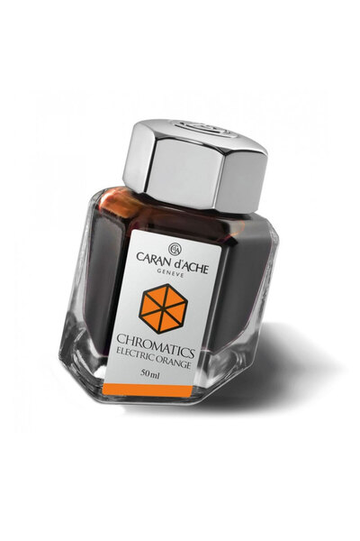 Caran d'Ache Бутилка мастило Електрик Оранж 50 мл, Caran d'Ache, 8011052
