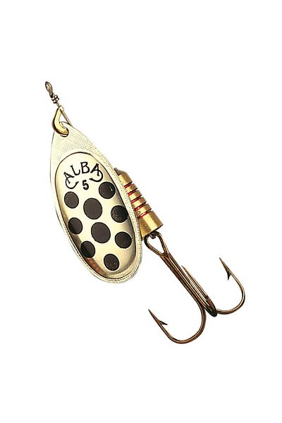 Albastar Yellow-Black 202 Rotating Fishing Spoon - No:5