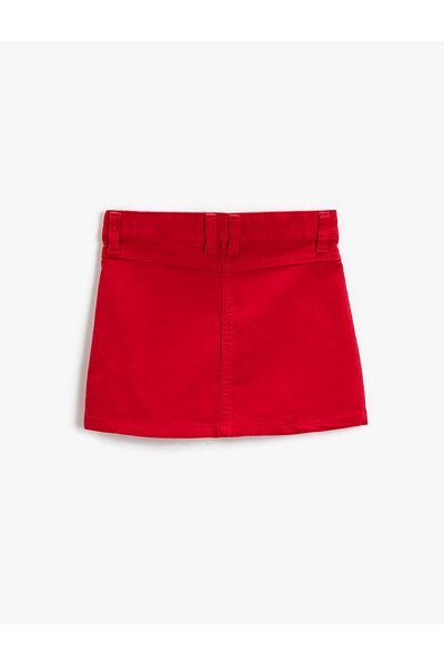 Koton Mini Skirt Corduroy