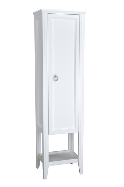 VitrA Valarte 62243 Boy Dolabı,mat Beyaz, Krom Kulplu, 55 Cm