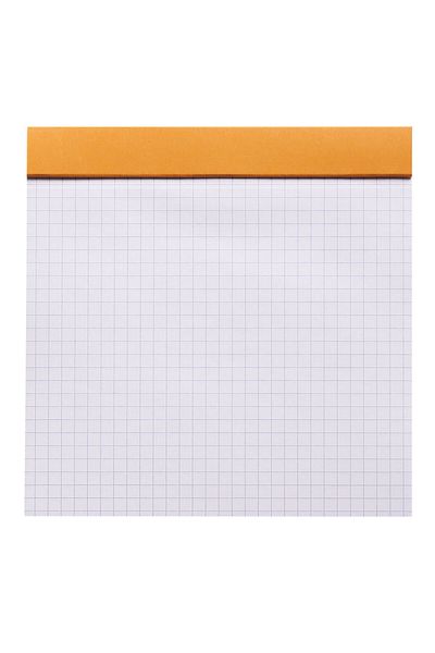 Rhodia Checked Memo Pad Orange Rt1482001