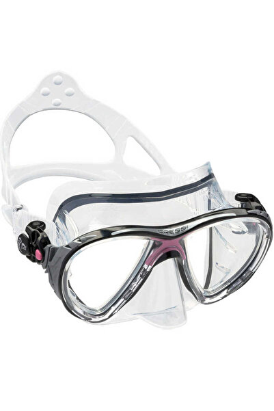 Cressi Yetişkin Big Eyes Evolution Crsytal Maske Clear-clear-pink