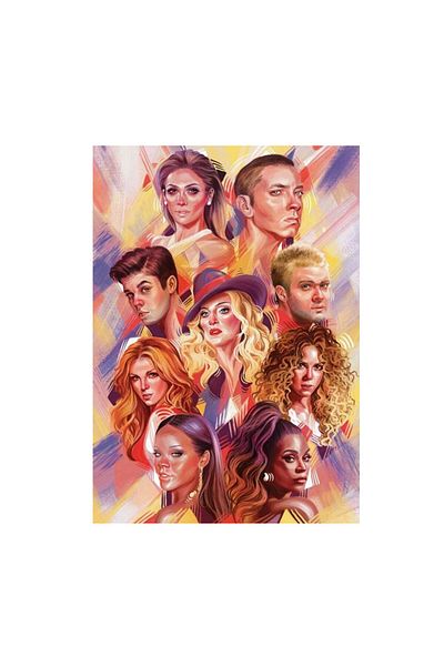 Art Puzzle 2000 Pieces World Music Stars 5474