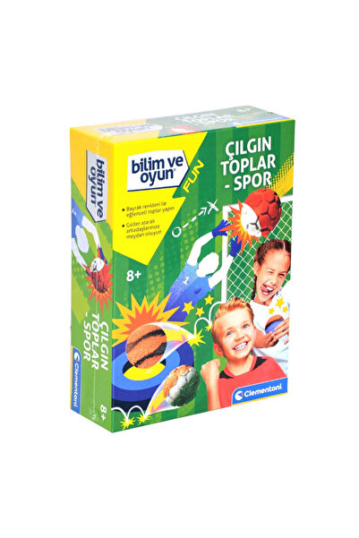 Clementoni Puzzle كرات رياضية مجنونة للعلوم واللعب من كليمنتوني Cle-64323